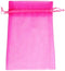 ATCG 100pcs 8x12 Inches Large Drawstring Organza Bags Decoration Festival Wedding Party Favor Pouches (Hot Pink)...