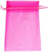 ATCG 100pcs 8x12 Inches Large Drawstring Organza Bags Decoration Festival Wedding Party Favor Pouches (Hot Pink)...