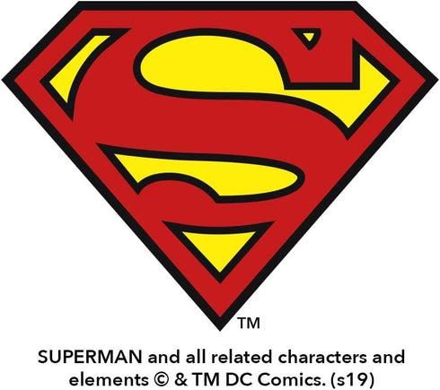 Superman USA American Flag Shield Logo Round Tie Bar Clip Clasp Tack Silver Color Plated...