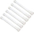 KXLife 6 Pack Small Spring Tension Curtain Rod, Adjustable Mini Short Curtain Rods, Spring Rods No Drilling for Window Closet (White, 7-12")...