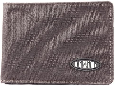 Big Skinny Men's Compact Sports Bi-Fold Slim Wallet, Holds Up to 20 Cards...