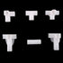 uxcell Shoe Rack Accessories Connectors Set, 16mm Inner Diameter for Repair Assembled Wardrobe, Replacement of Parts 16 Pcs...