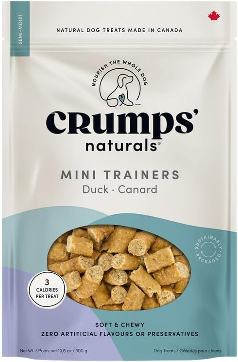Crumps' Naturals Mini Trainers Semi-Moist Duck 10.6oz...