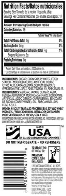 Wilton Green Sparkle Gel...