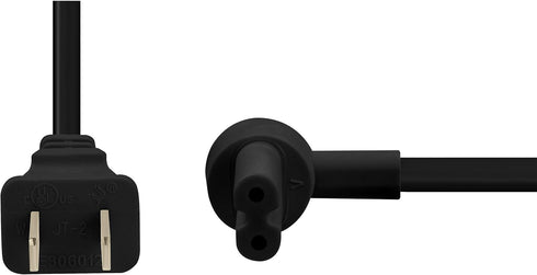2-Pack - Extra Short Power Cord Compatible with Sonos Era 100 and Era 300 Speakers (Black - 19.5 Inches)...