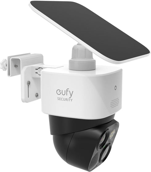 Gutter Mount for eufy Solocam S340, No Drill Outdoor Mount for eufy S340 Solar Camera (1 Pack, White)...