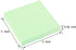 ZCZN 400 Sheets Pop-up Sticky Notes, 3 x 3 Inches, 4 Pads Assorted Color Self-Stick Notes, 100 Sheets/Pad, (Rose Red, Light Green, Yellow, Light B...