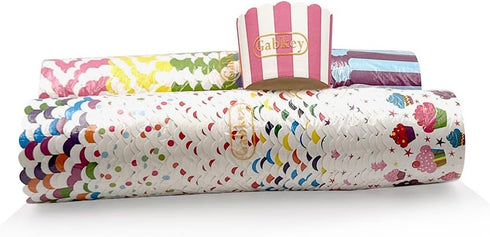 100pcs Random Colorful Premium Greaseproof Cupcake Paper Liners No Muffin Pan Needed Cupcakes Papers...