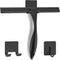 All-Purpose Stainless Steel Shower Squeegee for Shower Doors with 2 Adhesive Hooks, Bathroom Cleaner Tool Household Window Mirror Squeegee for Hom...
