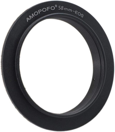58mm Macro Lens Reverse Ring Compatible with for EF-S 90D 80D 70D 60Da 60D 50D 40D 30D T6 T7 T5 SL3 SL2 T8i T7i T6i T6s T5i with EF-S 18-55mm Kit ...