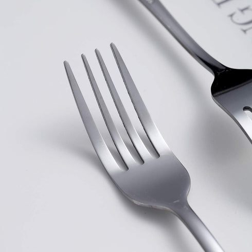 Dinner Forks Set of 6, Berglander 7.9" Stainless Steel Shiny Mirror Fork Set, Forks And Spoons Silverware, Table Forks Set Sturdy And Dishwasher S...