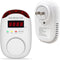 Natural Gas Detector, Plug-in Natural Gas Alarm and Monitor for Home, Kitchen or Camper, Propane Methane Gas Leak Detector Monitor with Voice Warn...