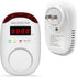 Natural Gas Detector, Plug-in Natural Gas Alarm and Monitor for Home, Kitchen or Camper, Propane Methane Gas Leak Detector Monitor with Voice Warn...