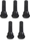 5 PCS Snap-in Tire Valve, TR413 Short Valve Stem, for Tubeless 0.45 Inches Rim Holes on Standard Vehicle Tires (Black)...