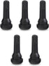 5 PCS Snap-in Tire Valve, TR413 Short Valve Stem, for Tubeless 0.45 Inches Rim Holes on Standard Vehicle Tires (Black)...