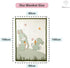 Organic Cotton Knitted Baby Blanket for Crib/Cot, Ultra Soft & Warm, Thick but Very Light, for Baby (40x32 in) - Rabbit...