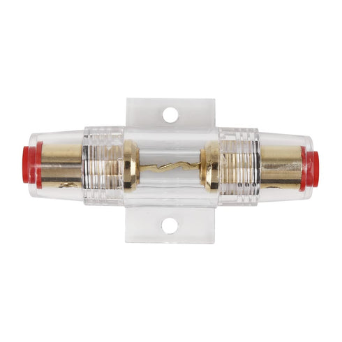 X AUTOHAUX 4 6 8 Gauge AWG Inline Fuse Holder with 50A AGU Fuses for Car Audio System...