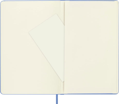 Moleskine Classic Notebook, Hard Cover, Large (5" x 8.25") Plain/Blank, Hydrangea Blue, 240 Pages...