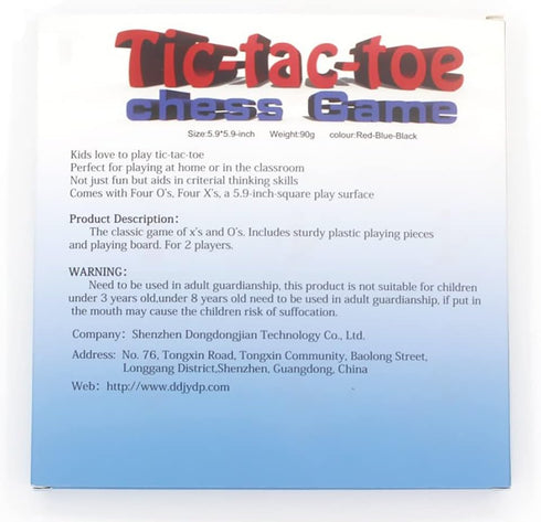 Tic Tac Toe Board Game,Tic Tac Toe Family Game, Classic Board Game, Classical Family Board Game,Children's Tic Tac Toe Game, Plastic tic tac Toe G...