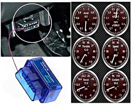 OBDII OBD2 Bluetooth Car Diagnostic Scan Tool Auto OBD Scanner for Android Devices…......