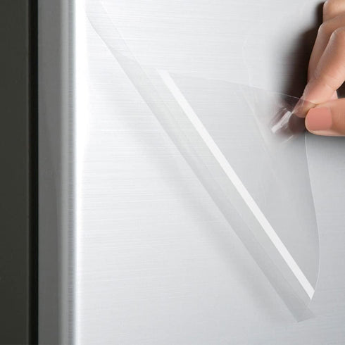 Electrostatic Absorption Countertop Protective Film 17.3inch*16.4FT Transparent No Glue Removable Oil-proof Contact Paper for Horizontal Smooth Su...