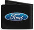 Ford Wallet, Bifold, Ford Oval Logo Centered, Vegan Leather...