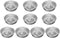10PCS Individual Donut Pan for Baking, Sturdy Anodized Aluminum Alloy donut cake pan,Non Stick donut pans, DIY Doughnut Cake Mould Bakery Baking T...