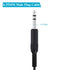 Fancasee 2 Pack Replacement 6.35mm Male Plug to Bare Wire Open End TRS 3 Pole Stereo 1/4" 6.35mm Plug Jack Connector Audio Cable for Microphone Sp...