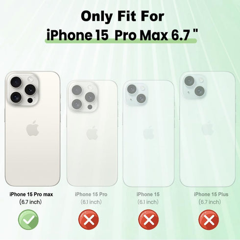 BITOBE Designed for iPhone 15 Pro Max Clear Case,Cute Aesthetic Black Flowers Magnetic Phone Case Compatible with MagSafe for Women Girls Men Came...