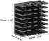 uxcell Electronic Radiators Heatsink for MOS GPU IC Chip Black 20 x 20 x 10 mm 5pcs...