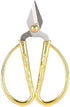 Sewing Scissors, Household Scissors with Large Golden Handle Small Silver Cutters Crafts Making Tool Ideal for Jewelry Processing Jewelry Making N...