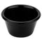 G.E.T. S-630-BK 3 oz. Ramekin, Break Resistant, Melamine, Black (Pack of 12)...
