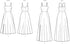 Know Me Women's Strappy Dress Sewing Pattern Kit, Design Code ME2040, Sizes 20W-22W-24W-26W-28W...