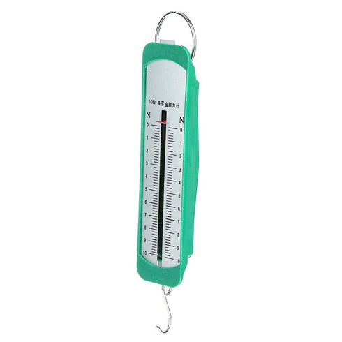 Newton Force Meter Spring Scale 10N Newton Meter Spring Dynamometer Physics Mechanical Experiment Instrument...