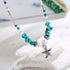 Boho Beach Seashell Anklet for Women - Beachy Shell Starfish Pearl Anklet, Boho Bead Ankle Chain Rope Chain for Women...