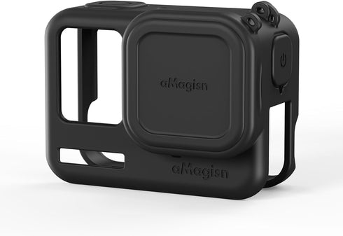 Ace/Ace Pro Silicone Protective Case for Insta360 Ace/Ace Pro,Lens Caps Protector Sleeve Case Cover Action Camera Accessories with Neck Strap Lany...