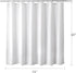 Titanker Fabric Shower Curtain Liner Washable, 72 x 65 Inches, White Shower Liner Fabric with 2 Magnets, Bathroom Polyester Shower Liner Waterproo...