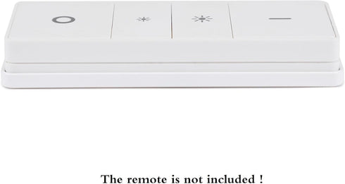 Ultra Slim Wall Holder for Philips Hue Light Dimmer Switch Remote V1, UHOLDZU Aluminum Invisible Remote Control Holder for The Hue Dimmer Switch W...