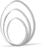 Large Egg Cookie Cutter Set - 5”,4”,3” - 3 Piece - Stainless Steel...