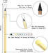 20 PCS Inkless Pencil, Everlasting Pencil Infinity Pencil with Eraser, Reusable Infinite Pencil with Extra 20 Erasers, Endless Pencil Forever Penc...