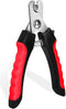 Small Dog Nail Clippers, Cat Nail Clippers, Suitable for Rabbits, Birds, Etc. (Red)...