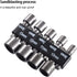 9pcs Power Nuts Driver Drill Bit Tool,SAE and Metric,1/4" Hex Head Drill Bit Set Screwdriver Socket Set,Nut Driver Set,Set Metric Socket Wrench Sc...