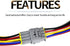 CULMKARI 12Pin 14AWG Waterproof Plug Connector Pigtail Cable Fits for all kinds of lighting system (12 Pin)...