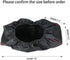 HUIKANGSHENG Winch Cover Waterproof, Heavy Duty, 600D Oxford Textile, Elastic Hem, Double Stitched Seams, Decorative Straps, Fits 8000-17500 lbs W...