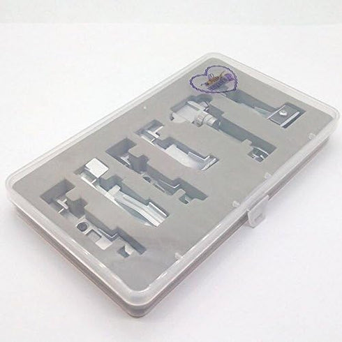 HONEYSEW Overlock Serger 6 Presser Feet Set for Singer 14CG754 14SH654 14SH754 14hd854 14U555 14U557 Consew 1...