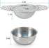 Picowe 2 Pack Tea Strainer Bowl, Stainless Steel Sliver Tea Strainers for Loose Tea Fine Mesh for 2.5-4 Inch Cup Mouth...
