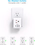 Multi Plug Outlet Extender, Power Strip Non Surge Protector Electric Outlet Splitter with 3 USB Wall Charger (1 USB C), Multiple Outlet Expander f...