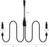 2-in-1 Splitter for Landscape Lighting Garden Path Lights, Connect Two Row Lights to One Adapter...