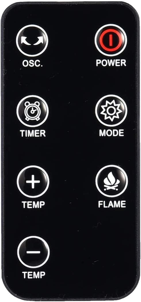 Tower Heater with 3D Flame, Remote Control...
