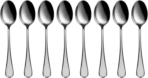 WYT Teaspoons Set of 8, Stainless Steel Silverware Dessert Spoon, Coffee Spoon, Mirrored Finish, Dishwasher Safe, 6.7 Inches...
